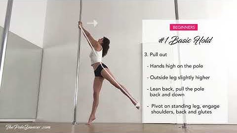How to spin on the pole /  Basic Hold Tutorial for Pole Dance Beginners