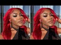 THE PERFECT RED WIG FOR THE SUMMER! Ft. Celie Hair