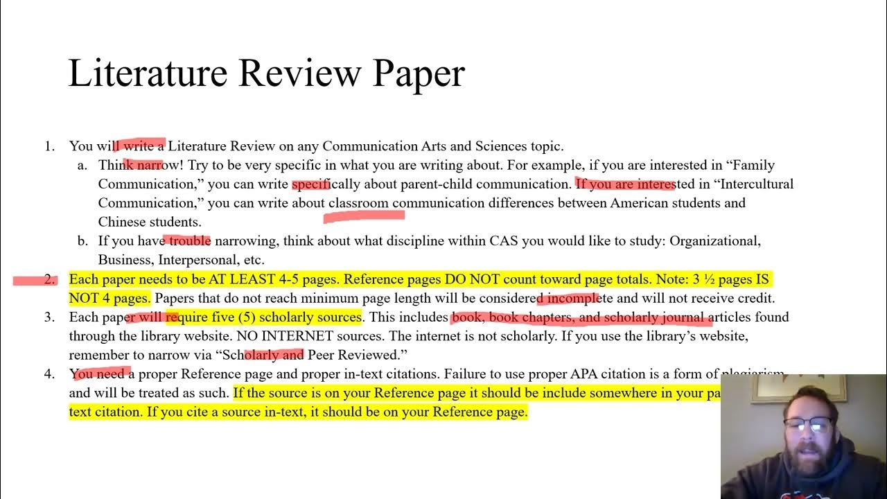 Does A Lit Review Need An Abstract