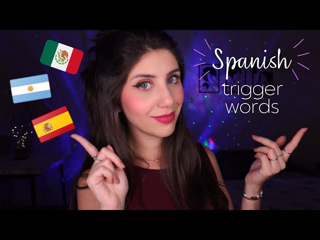 ASMR • Spanish trigger words to TINGLE your brain