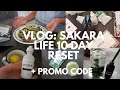 VLOG: SAKARA LIFE 10 DAY RESET + PROMO CODE | Meredith Pratt @alamere