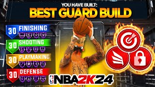 94 DRIVING DUNK   92 3PT   91 STEAL IS THE BEST GUARD BUILD EVER IN NBA 2K24