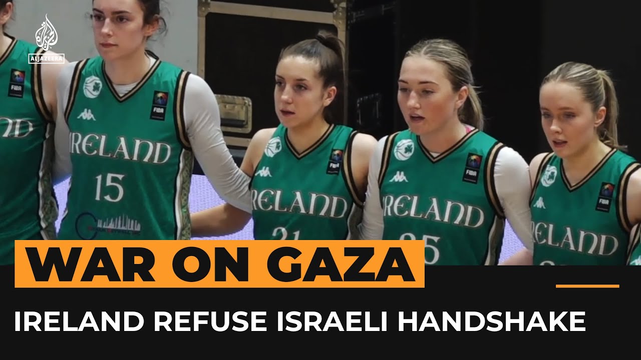 Ireland basketball team refuses handshake with Israel | #AJshorts