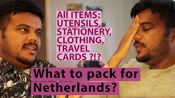 Things to PACK before moving to Netherlands 🇳🇱?!