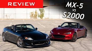 Comparison: 2023 Mazda MX-5 vs 2001 Honda S2000