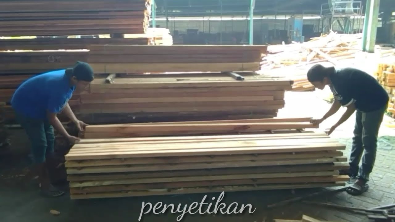  Pengeringan kayu  kiln Drying YouTube