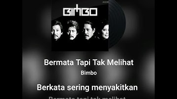BERMATA TAPI TAK MELIHAT