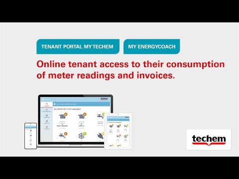 Tenant portal My Techem - My Energycoach, This is how it looks like. (ENG)