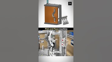 Pick and Place Mechanism#caddesign#trending#packaging#youtubeshorts#solidworks#3ddesign#cam