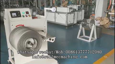 Paper rope rewinding machine,Máquina rebobinadora de cuerda de papel