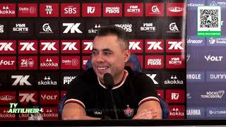 [Copa do NE '25] Coletiva Jair Ventura | Pós-Jogo Fortaleza 1 X 2 Vitória | TV ARTILHEIRO