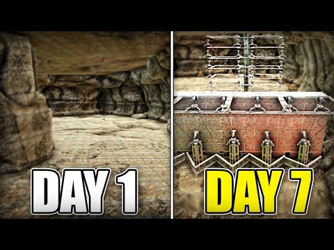 Ark - How To UPGRADE Any CAVE BASE [Start To End]