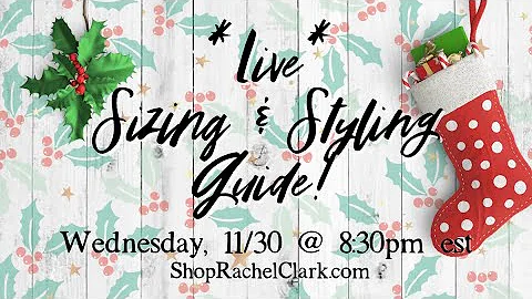 a boutique by Rachel Clark *Live* Sizing & Styling...