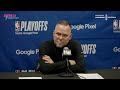 Oof. 70-115. | Michael Malone Post Game Interview | Nuggets vs Timberwolves Game 6