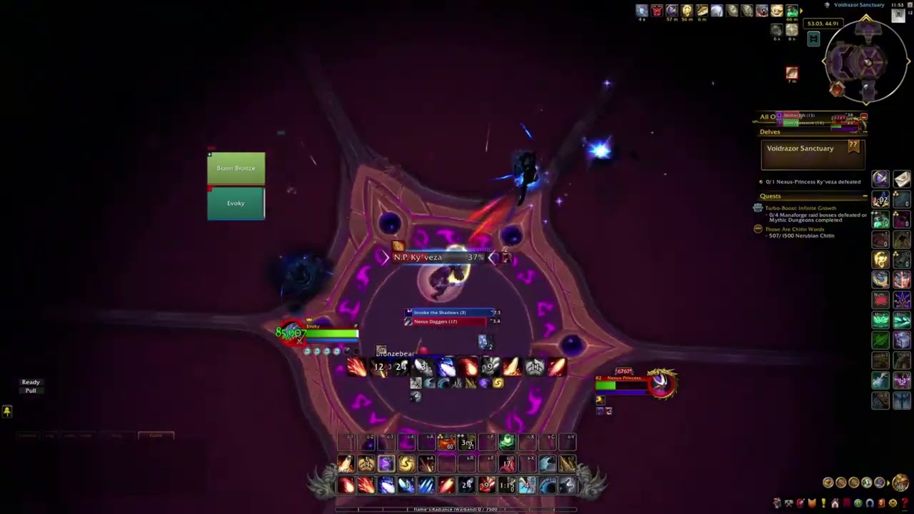 This is how I beat Nexus Princess Ky'veza on ?? difficulty | Devastation Evoker POV