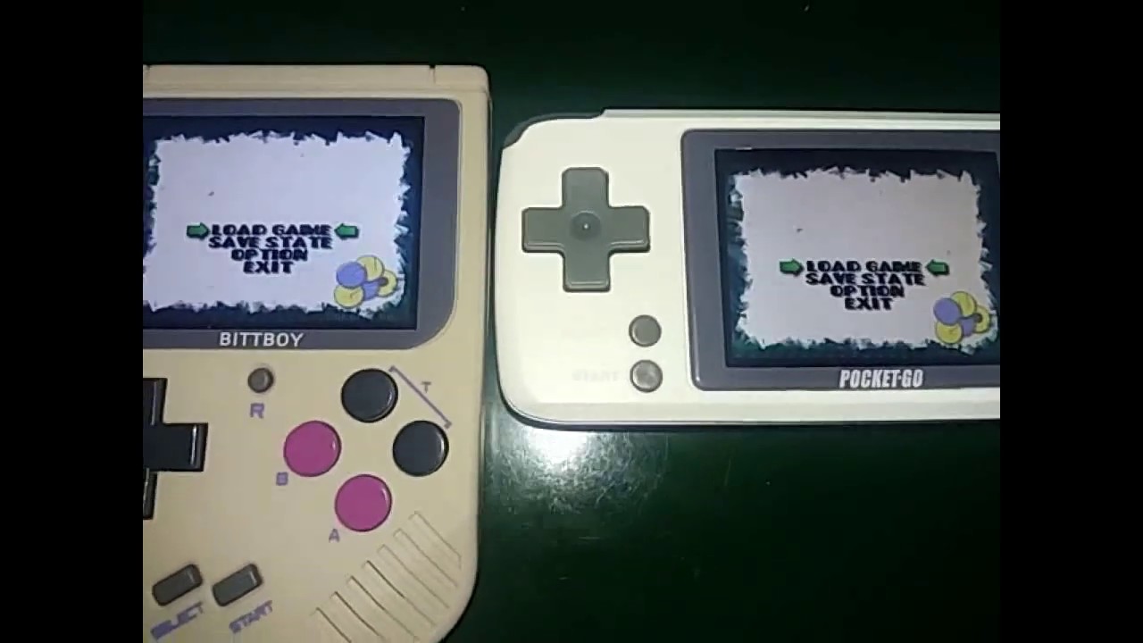 BITTBOY v3.5 VS POCKETGO Screen brightness and cpu speed test YouTube