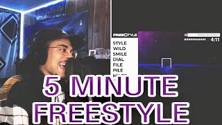 5 MINUTE RAP FREESTYLE - Justin Starling