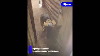 Российский офицер показал, что едят солдаты на передовой