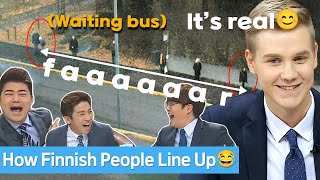 When Finnish people wait for the bus! Why Finland