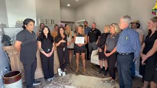 Ribbon Cutting for Sonder Aesthetics Wellness Grand Opening