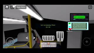 241 to Canning Town London East Bus Simulator (Roblox)