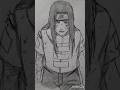 I Drew Neji Hyuga From Naruto #naruto #narutoshippuden #shorts #ytshorts #anime