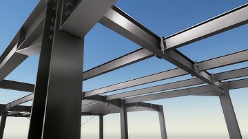 9 - Steel Structure - TEKLA Structures Fabrication - Apartments Model 2