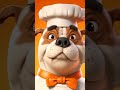Daddy Dog Chewing Food #cute #cuteanimals #dog #puppy #funny