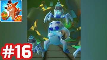 Crash Bandicoot: On The Run - Gameplay Walkthrough - Part 16 Frosty Araknid (iOS/Android)