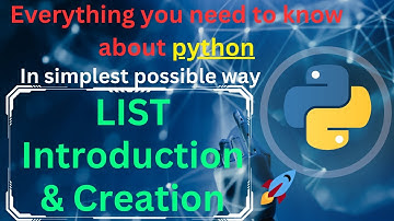 List introduction and Creation in python | #listinpython #pythonforbeginners #pythontutorial #python