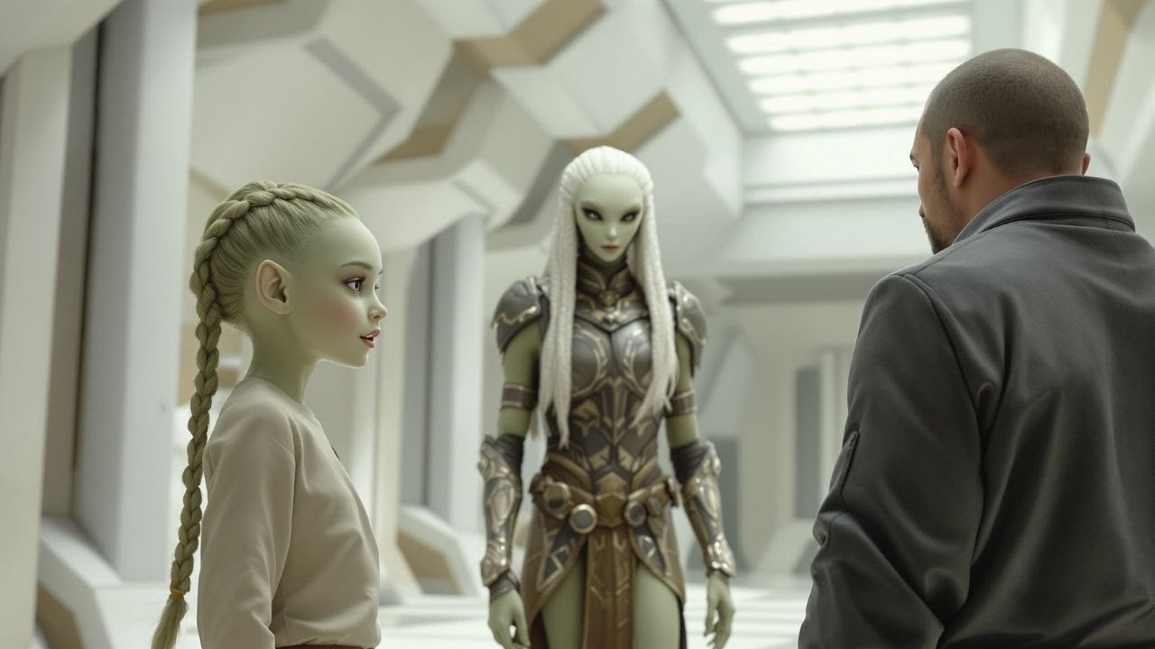 «Я отведу тебя к своей матери, человек», — сказал инопланетный ребенок, — «Ее матерью была импера...