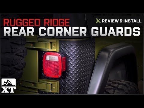 Jeep Wrangler (1997-2006 TJ) Rugged Ridge Rear Corner Guards Review & Install