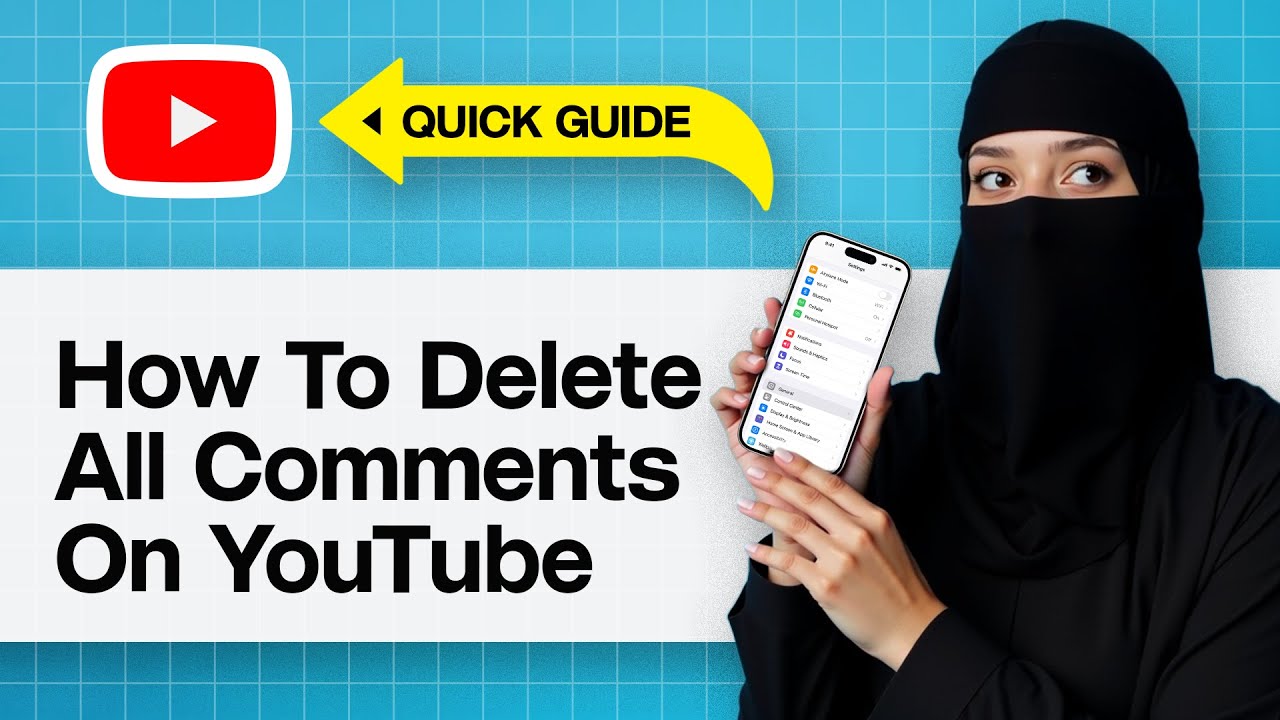 How To Delete All Comments On YouTube | Remove All YouTube Comments ...