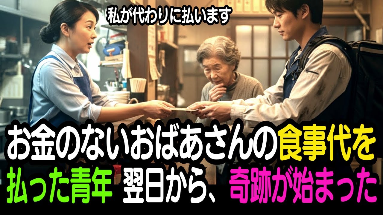 お金のないおばあさんの食事代を払った貧しい青年――翌日から、彼の人生に奇跡のような出来事が起こり始めた