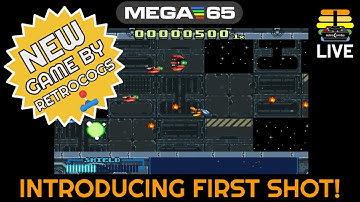 I demo First Shot! An exciting video game for the MEGA65 coming in 2023