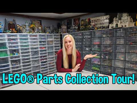 My LEGO® Parts Collection Tour 2026! | How I Sort and Organize my LEGO Bricks! #lego #legoroom
