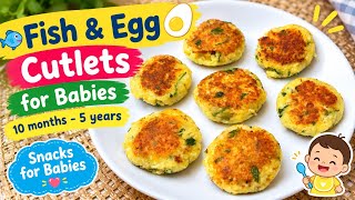 Easy Baby Snacks | Fish Recipe for Baby | Healthy Snacks for Baby | Fish Cutlets for Babies screenshot 3
