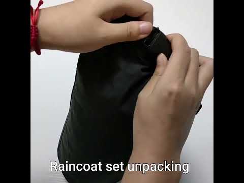 Світловідбивний мото дощовик Sulaite, мотодощовик, дощовий костюм мотоцикліста, M, видео 1