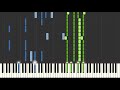Inception - Dream Is Collapsing [Piano Tutorial Synthesia] (Patrik Pietschmann)