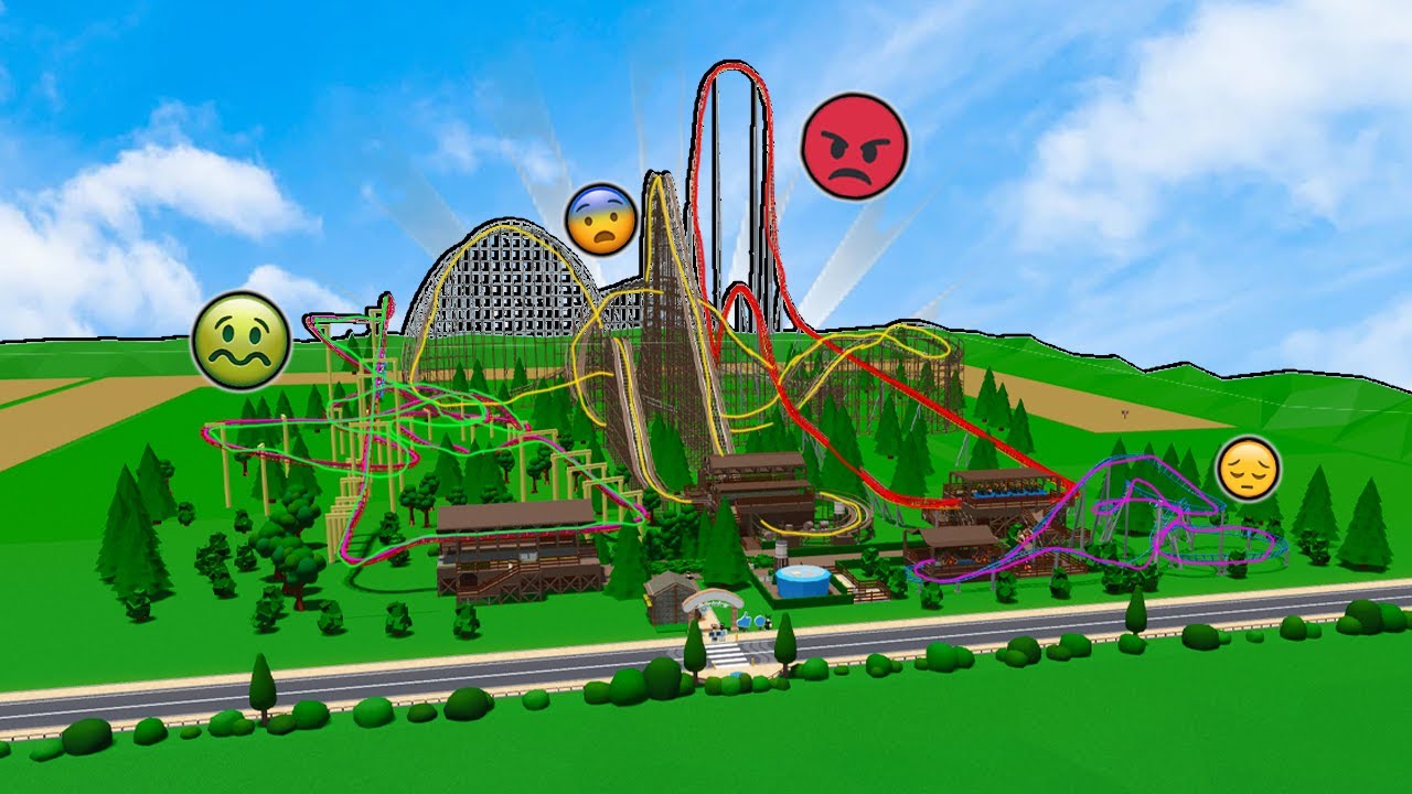 Once they added the new 3 row wooden coaster trains and expansion plots, I  knew what I needed to do : r/ThemeParkTycoon2