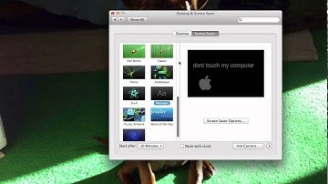 how to make your screensaver say a message (mac)