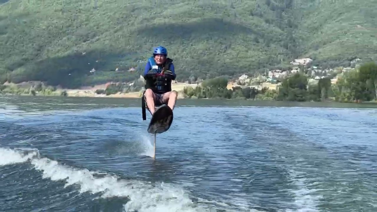 94-Year-Old Man Attempts To Set New Air Chair World Record