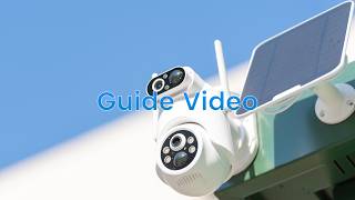 Guide Video Eseecloud Dual Lens Solar Security Camera Wireless Outdoor 5GHz Wi-Fi, Battery