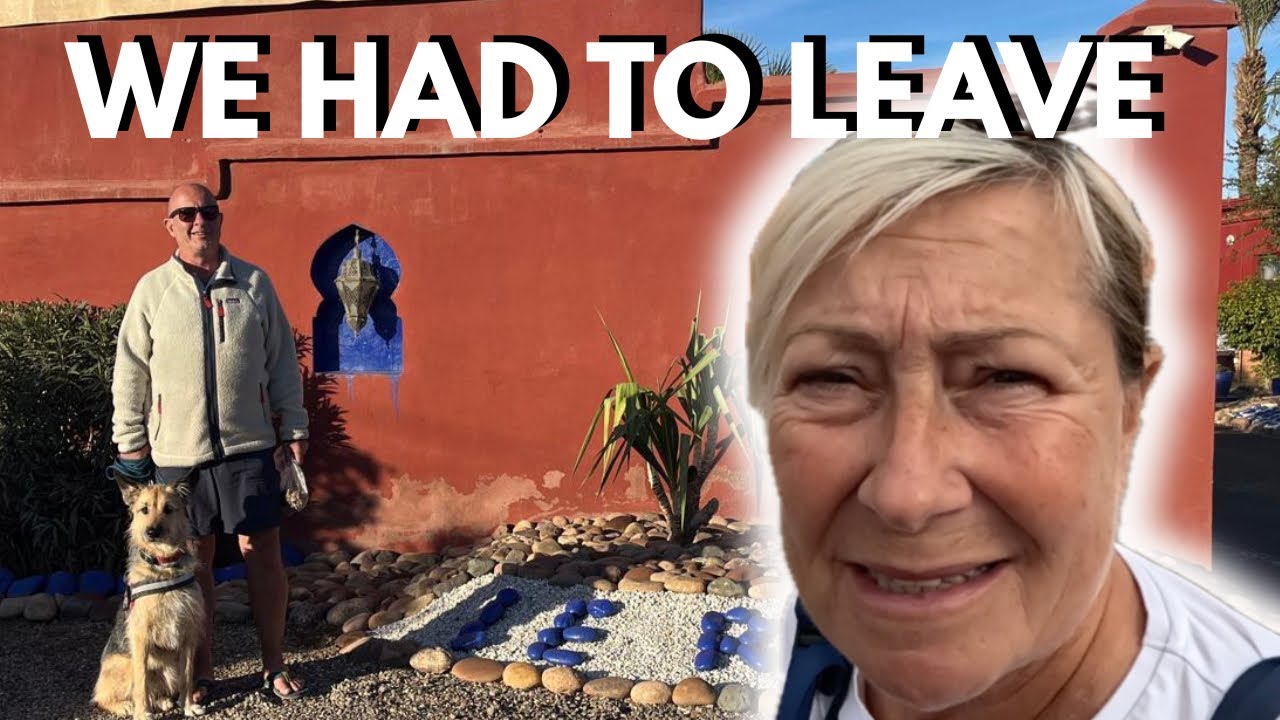 Марракеш против нашей собаки - нам пришлось уехать