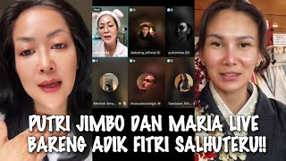 VIRAL√√ PUTRI JIMBO DAN MARIA LIVE BARENG ADIK FITRI SALHUTERU!!