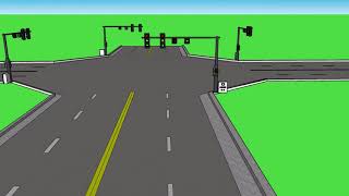 #Traffic Light/ไฟจราจร 4แยก