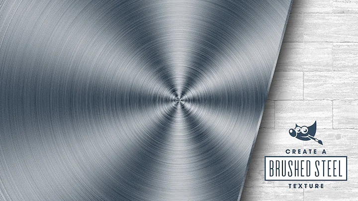 GIMP Tutorial: Brushed Steel Texture