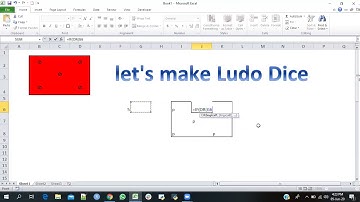 How to make ludo dice in excel
