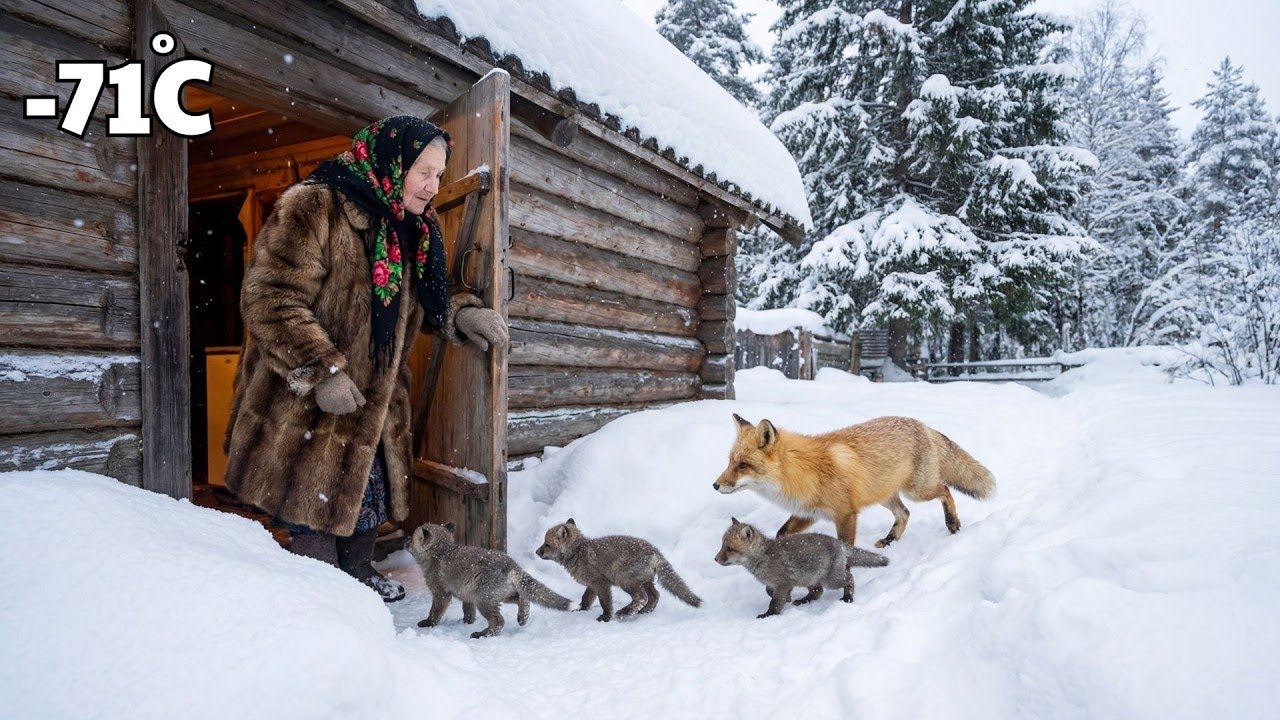 73-Year-Old Widow Saves a Dying Fox | Returns With a Whole Fox Pack