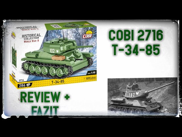 Cobi 2716 T-34-85 / Review & Fazit [German]